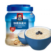 QUAKER 桂格 快煮燕麦片 经典原味 1000g 罐装
