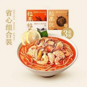PLUS会员：拉面说 叉烧豚骨汤拉面 招牌豚骨+椒麻肉酥+番茄豚骨 1.73kg