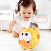 亲子会员！Hape 长颈鹿毛绒球
