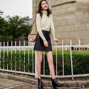 DUIBAI 对白 女士打底针织衫 9DE037W
