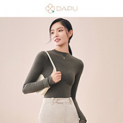 DAPU 大朴 NF683201 女士蕾丝半高领打底上衣