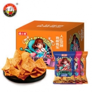 傻二哥 花椒锅巴 10包/箱 232g 混合口味