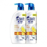 Head & Shoulders 海飞丝 洗发水套装清爽去油700ml*2送200ml 持久去屑控油清洁 男士女士通用 柠檬香
