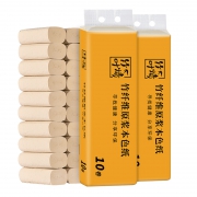 Lam Pure 蓝漂 竹纤维原浆本色纸 10卷装