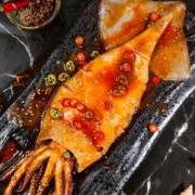 PLUS会员：馋鱼往事 香辣大鱿鱼 400g/只 约30cm*4件
