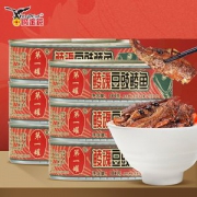 中华老字号 鹰金钱 鲮魂豆豉鲮鱼罐头 184g*4罐