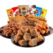 牛头牌 牛肉干 十袋尝鲜装 336g