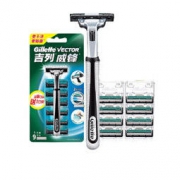 Gillette 吉列 威锋旋转剃须刀套装（1刀架9刀头+赠剃须泡沫30g+收纳盒）