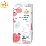 宜婴 弱酸水果系列 宝宝拉拉裤 XL36片