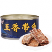 PLUS会员：海优客 渤海湾五香带鱼罐头 150g*8件