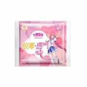 七度空间  极薄日用卫生巾姨妈巾棉柔245mm2片装  超薄薄款
