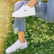 直降55元！88VIP Fila 斐乐 Redmond 女士经典休闲小白鞋