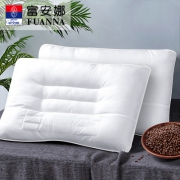 富安娜 决明子健眠第四代抗菌枕芯 学生枕 60*40cm 1个装