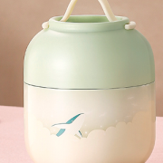 物生物 不锈钢保温饭盒 550ML 一个