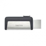 SanDisk 闪迪 至尊高速系列 DDC2 USB 3.1 U盘 银色 128GB Type-C/USB-A双口