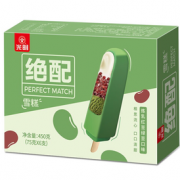 限四川！Bright 光明 绝配 雪糕 炼乳红豆绿豆口味 75g*6支