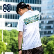 断码清仓 机能户外潮牌 艾德克EDCO 新西兰街头涂鸦印花 男纯棉T恤