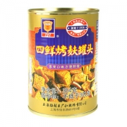 上海 梅林 四鲜烤麸罐头 354g*3罐 开罐即食