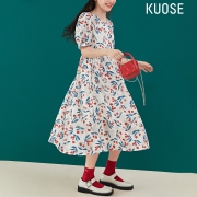 10月1日0点：阔色 女士碎花 雪纺吊带两件套  KSB2106015