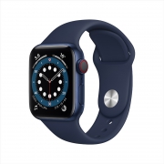 Apple Watch Series 6智能手表 GPS+蜂窝款 40毫米蓝色