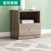 聚划算百亿补贴：QuanU 全友 106302XJ 简约现代床头柜