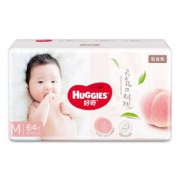京喜APP：HUGGIES 好奇 铂金装 婴儿纸尿裤 M64片