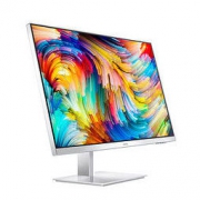 KOIOS 科欧斯 K2720U 27英寸4K HDR 窄边框 IPS 升降旋转 设计家用 电脑显示器 白色