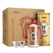 KWEICHOW ZHENJIU 贵州珍酒 珍品白酒整箱礼盒装 53度酱香型白酒500ml*6 陈年收藏老酒送礼 大曲坤沙