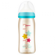 Pigeon 贝亲 经典自然实感系列 00344 PPSU彩绘奶瓶 240ml