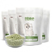 FUWAN 福丸 绿茶味豆腐宠物猫砂 结团 肥料植物可冲厕所 猫沙 10kg 2.5kg*4包