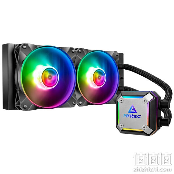 Antec 安钛克 海王星240ARGB一体式水冷散热器 超薄冷头 智能温控风扇 机箱显卡CPU散热