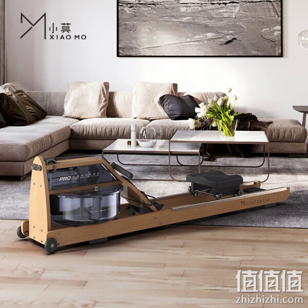 小米有品众筹款 小莫智能划船机木质水阻家用商用划船器健身器材 Pro