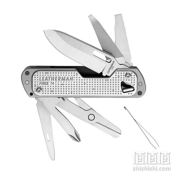 LEATHERMAN 莱泽曼 FREE T4 莱特曼磁吸式家用随身多功能组合工具EDC装备