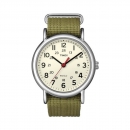 日本直邮 TIMEX 天美时 T2N651 男士手表公园奶油橄榄绿色腕表