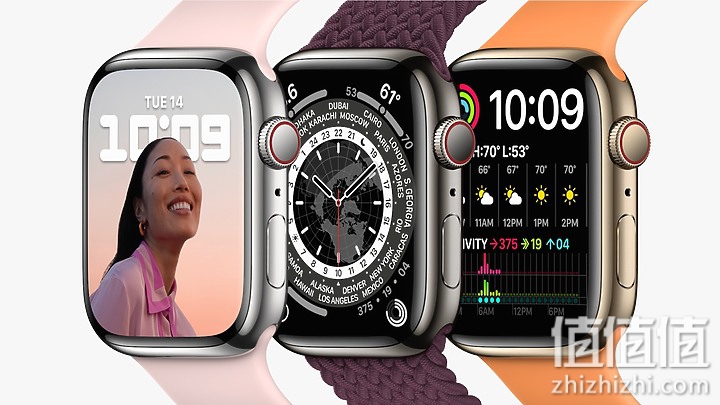 Apple Watch Series 7揭晓 | 亮眼大屏幕、续航靠快充