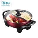 Midea 美的 WLHN32A 电火锅锅 电煮锅 电炒锅多功能家用4.5L大容量鸳鸯火锅电热锅多用途锅 智能防干烧