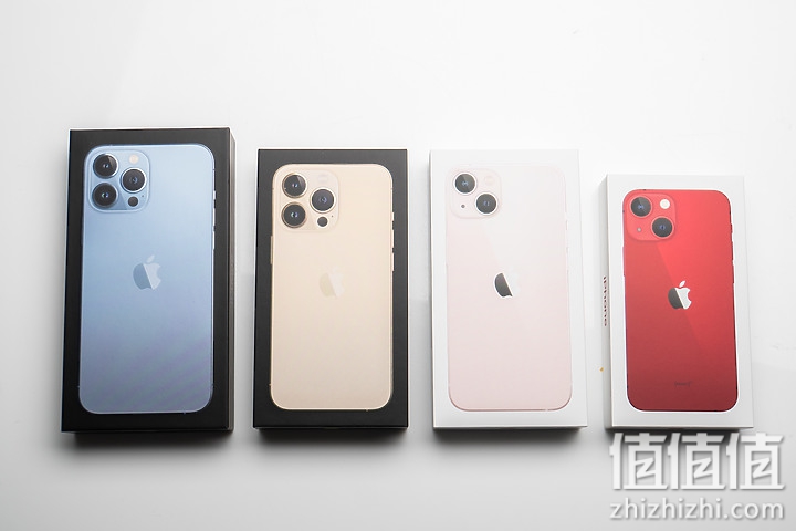 4款iPhone 13开箱动手玩 内外有这些细节改变