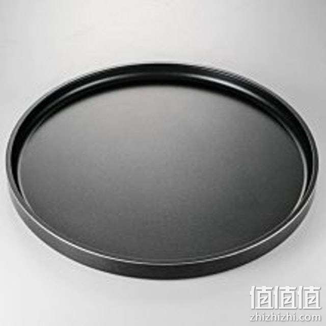 Daoncasa 圆形解冻托盘 - 冷冻食品圆形解冻托盘 - 快速解冻盘,冷冻肉,鸡肉,牛排,海鲜和其他肉类 - 11 英寸,THK 40 毫米,黑色