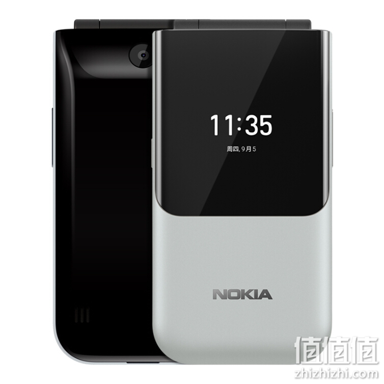 NOKIA 诺基亚 2720 移动联通电信三网4G 灰色 双卡双待 翻盖手机 wifi热点备用手机 老人老年手机 学生手机