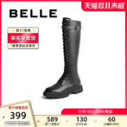 BeLLE 百丽 V9B1DDG0 女士厚底长筒靴