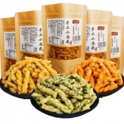 好想要 手工小麻花 甜辣*2+烧烤*2+海苔*2+随机*1