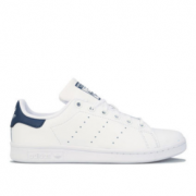 成人可穿！Adidas 阿迪达斯三叶草 STAN SMITH 黑尾大童板鞋