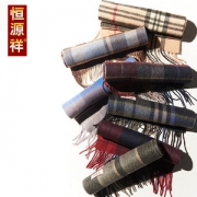 恒源祥 加厚男士羊毛围巾 100%纯羊毛