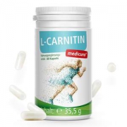 德国进口 medicura 左旋肉碱胶囊 60粒/瓶 减脂塑身
