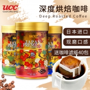 日本进口 UCC 悠诗诗 风华馥蕾密语焙炒咖啡粉 180g罐装