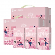 蒙牛 小充食脱脂纯牛奶250ml*24包*2提+凑单