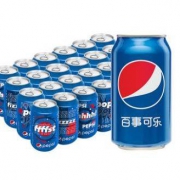 百事可乐 原味碳酸汽水330ml×24罐整箱装