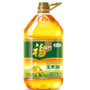 20点！福临门 压榨一级玉米胚芽油  4L
