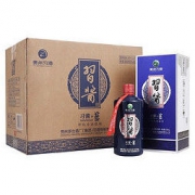 XIJIU 习酒 茅台 集团 习酒 习酱 蓝 53度 酱香型高度白酒 500ml*6瓶 整箱装