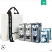 双11预售：OATLY噢麦力  燕麦奶咖啡大师1L*3+原味小方砖250ml*2+购物袋